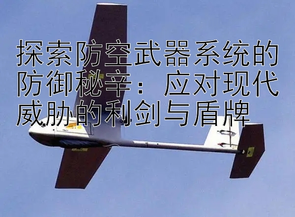 探索防空武器系统的防御秘辛：应对现代威胁的利剑与盾牌